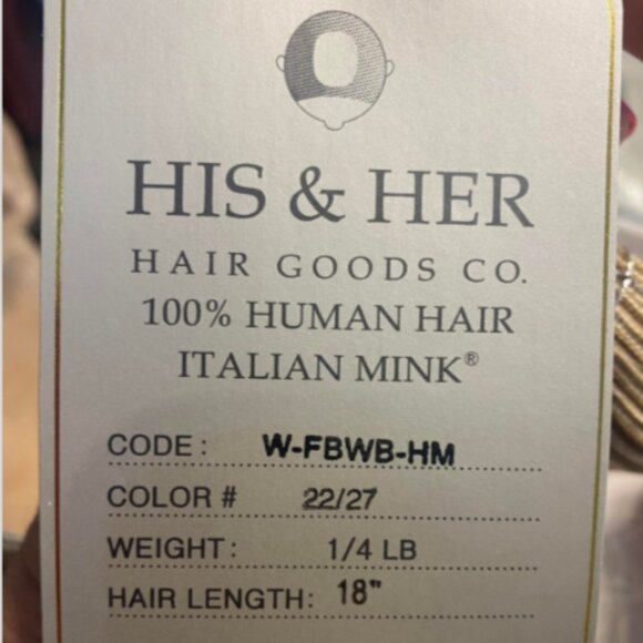 hair extensions 100% human hair - Machine Weft - Light blonde/honey blonde 18in - Picture 3 of 3